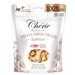 CHERIE Smakołyki liofilizowane z łososia | dla Kota i Psa | Saszetka 25g | Bez zbóż